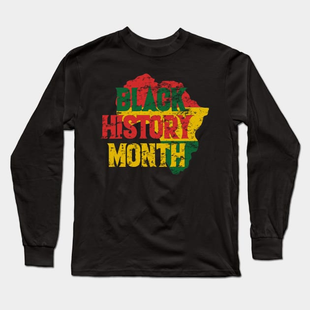 black history month Long Sleeve T-Shirt by JayD World